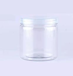 Storage Bottles Jars 8 Oz 250g Plastic Clear Body Scrub Cream Jar Empty Reuse Container With Lids Printable Custom Logo Drop2974490