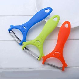 fruits vegetables melon Plastic and planing multifunction kitchen creative smiley face peeler cut fruit knife