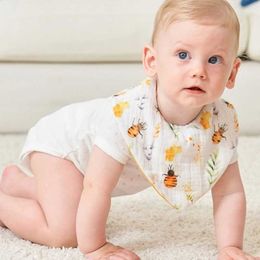 Towels Robes Newborn Saliva Towel Infant Feeding Bibs Baby Bibs Burp Cloths Bandana Drool Bib QX2D