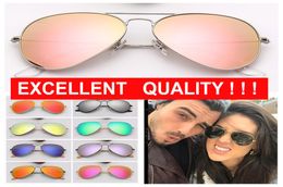 Mens Pilot Sunglasses Designer Brand Sunglasses Fashion Women Sun Glasse Des Lunettes De Soleil Eyeware UV Protection Mirror Glass4659691