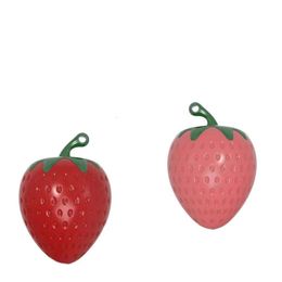 Creative Customization Cute Strawberry Shaped Gas Unfilled Lighter With Keychain Lighter Windproof For Promotional Gifts