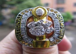 2016 Clemson Tigers National Ring with Wooden Display Box Souvenir Men Fan Gift 2019 whole Drop 1974716