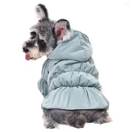 Dog Apparel Pet Winter Coat Clothes Princess Warm Dress Hoodie Floral Bubble Skirt Girl Cat Outfit