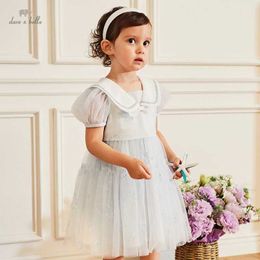 Girl's Dresses Dave Bella Summer Baby Girls Mesh Floral Dress Fashion Party Dress Childrens Girls Baby Lolita Clothing DB2235004L2405