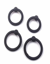 Massage 4pcsset Silicone Cock Ring For Man Stretchy Penis Lock Sleeve Adult Product Male Delay Ejaculation Sexy Toys For Men Cock2819628