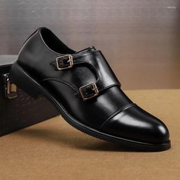 Casual Shoes 2024 Mens Formal Oxford Platform For Men Italian Dress Wedding Luxury Pointed Fashion Leather