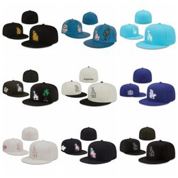 LA letter Baseball caps High Quality Men women Sports bone swag For Adult Full Closed Fitted Hats