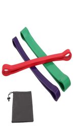 3 Level Fitness Resistance Bands Loop Thick Heavy Workout Training Athletic Power Rubber 2106242860278