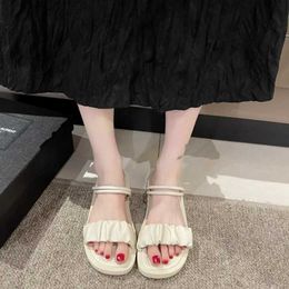 Pantofole scarpe da donna 2023 sandali di punta rotonda di moda estate in vendita calda zapatos pari damas en oferta h240509