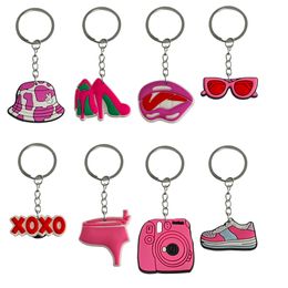 Other Fashion Accessories Pink Theme 28 Keychain For Goodie Bag Stuffers Supplies Pendants Kids Birthday Party Favors Car Keyring Suit Otu69
