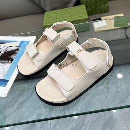 Fashion Mule Slippers Designer Women Casual Half slippers luxury Leather classics outdoors non-slip sand Flat bottom Baotou slippers 5.8 03