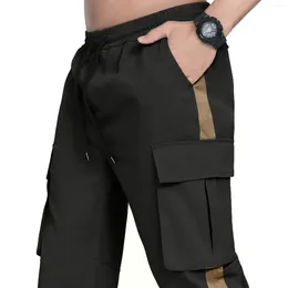 Men's Pants Hip Hop Joggers Cargo Men Casual Multi-pockets Trousers Black Sweatpants Streetwear