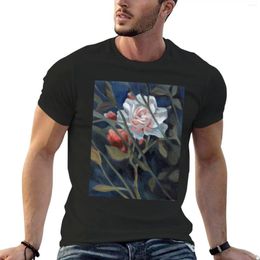 Men's Polos Study Of A Rose In The Back Garden T-Shirt Summer Clothes Customized T Shirts Anime Mens Casual Stylish