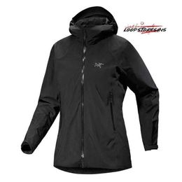 Waterproof Designer Jacket Outdoor Sportswear Kadin Hoody Hooded Jacket for Womens Minimalist Windproof and Breathable Soft Shell Jacket Black Xs 1ID0
