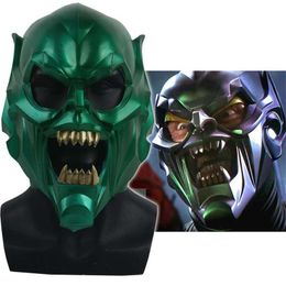 Party Masks No Way Home Norman Osborn Green Goblin Role playing Latex Mask Helmet Halloween Makeup Carnival Costume Props Q240508