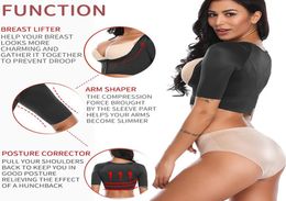 Women039s Shapers Upper Arm Shaper Humpback Posture Corrector Arms Shapewear Back Support Women Compression Slimming Sleeves Sl3688991