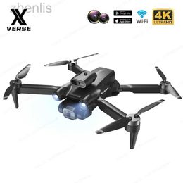 Drones A13 dual camera mini drone 4k aerial photography intelligent obstacle avoidance folding brushless four helicopter RC toy d240509