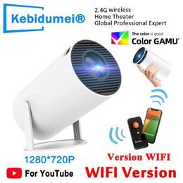 Projectors 4K WIFI projector 720P portable mini projector smart TV home theater HDMI support Xiaomi Samsung phone Android 1080P J240509