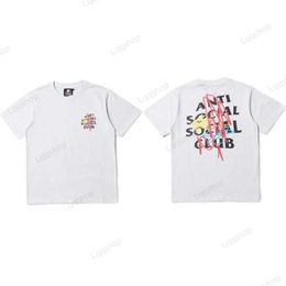 Men t Shirt Fashion Brand Popular Anti Name Fujiwara Lightning Printing s and Womens Street Fog Short Sleeve Wonmen T-shirt33kess 30O3U