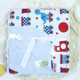 Blankets Born Baby Blanket Flannel Double Layer Infant Swaddle Stroller Wrap Manta For Kids Boys Girls Bedding Quilts
