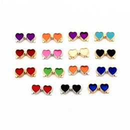 Charms Selling 10Pcs Lot Eyeglasses Floating Living Glass Memory Locket DIY Jewellery 281a