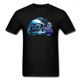 Men's T Shirts Men Tshirt Skull Mushroom Cotton T-shirts Supernatural Designer Short Sleeve Tops Tees Gift Shirt