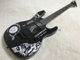 Guitar wholesale price seller Hot Guitar Highquality New black KH2 Kirk Hammett Ouija white electric guitar