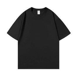 Men's T-Shirts Summer Mens Short Seve Cotton T-shirt Solid Colour Breathab T shirtS Sportswear Women Sports H240508