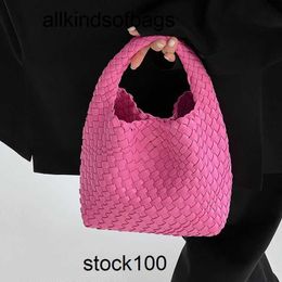 Venetabottegs Bag High Quality Jodie Woven Small Tote Bag Portable Womens 2024 Large Capacity Trendy Vegetable Basket cy