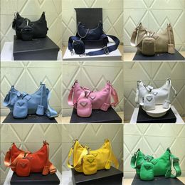 2022 fashion Sale 3 piece Nylon bags woman luxurys men designers lady Womens crossbody tote Hobo Shoulder Purses Handbags Bag wallet ba 306S