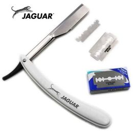 Razors Blades 1 set of mens straight shaver folding hair removal tool with 10 blades Q240508