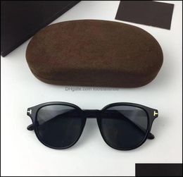 Aessories Tom 752 Top Original High Quality Designer Sunglasses For Men Famous Fashionable Classic Retro Luxury Brand Eyeglass Fas8893418