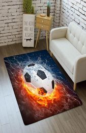 Carpets 3D Bedroom Rugs Soccer Boys Play Rug Carpet For Home Living Room Decor Kitchen Mat Parentchild Games Football Floor Area1817041