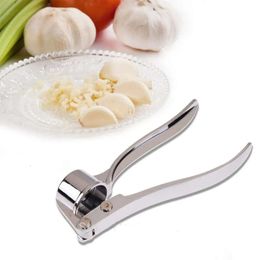 Presses Stainless Cutting Garlic Steel Fruit Vegetable Slicer Cutter Tools Descascador Novelty Households Kitchen Gadgets Accessories