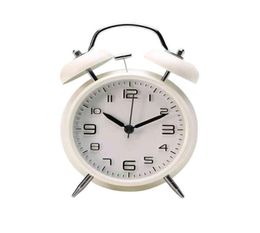 Mini Retro Alarm Clock Electronic Round Number Double Bell Desk Table Digital Quartz Clocks Home Decoration Portable Cute Durable 4083525