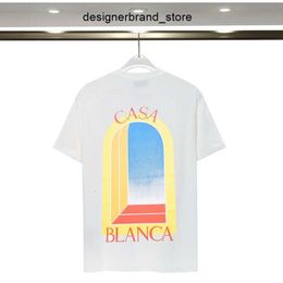 Woens 2024 t Shirts Luxe Tshirt Men Casablanca Luxury Tees for Top Oversized Tee Casablanc Shirt Casa Blanca Clothing Fashion Summer Crew Neck PPO5