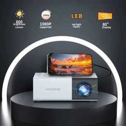 Projectors Mini HD Home Theatre YG300 Portable Home Projector is compatible with USB and HDMI and can be directly connected to a phone J240509