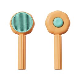 Dog Mats Tangled Hair Slicker Brush Cat Brush Cleaner Pet Massage Brush Cats Remove Hairs Pet Cat Hair Remover Pets Hair Removal Comb Puppy Kitten Grooming W0256