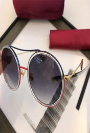 2021 Round Luxury Sunglasses Brand Designer Ladies Oversized Crystal Women Big Frame oval Mirror Sun Glasses For Female with box8612508