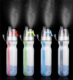 500ML Sport Water Bottle Spray Mist Cycling Outdoor Drinking Portable Cool Gym Sports Multipurpose Moisturising bottle1717850