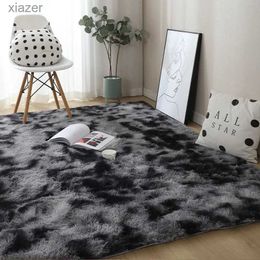 Carpet Tie dye gradient carpet home living room silk carpet bedroom full floor mat manufacturer directly used for home balcony mats WX