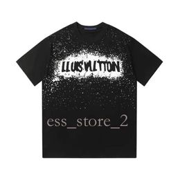 Louiseviution Shirt Designer Mens T Shirt Womens Designer Clothing Loose High Quality Versatile Trendy T-Shirt M-3Xl couple 24ss shirt top quality 507