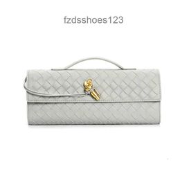 Hardware Purse French Shoulder Diagonal Bags Botteggs Clutch Bag Luxury Andiamo Woven 2024 Lady Women Lock Venets Long Buckle New Cross Handmade Single PGGT