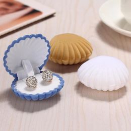 Jewellery Pouches Portable Velvet Cloth Ring Storage Gift Box Earrings Counter Display Props Necklace Showcase