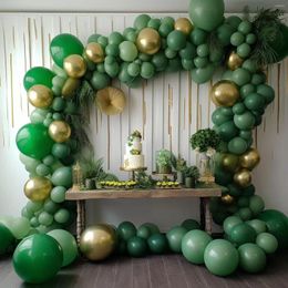 Party Decoration 200pcs Set 5 Inch Green Latex Balloons For Birthday Balloon