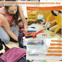 Storage Bags Portable Vacuum Space Saver Seal Compressed Organiser For Travel Home Pillow And Cloth