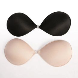 Silicone Strapless Backless Push Up Self Adhesive Magic Stick Invisible Bra Seamless Bras Front Closure Strapless Invisible Intimate ZZ