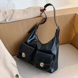 Bag Unique Design French Underarm Handbag & Elegant Retro Shoulder Width 34cm Height 21cm Thickness 11cm