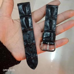 Watch Bands 2024 Double-sided Alligator Leather Strap. Belt. Crocodile Strap Size Can Be Customized