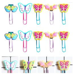 Bookmarks Butterfly Page Makers Binder Paperclip Marker Clips Office Supplies